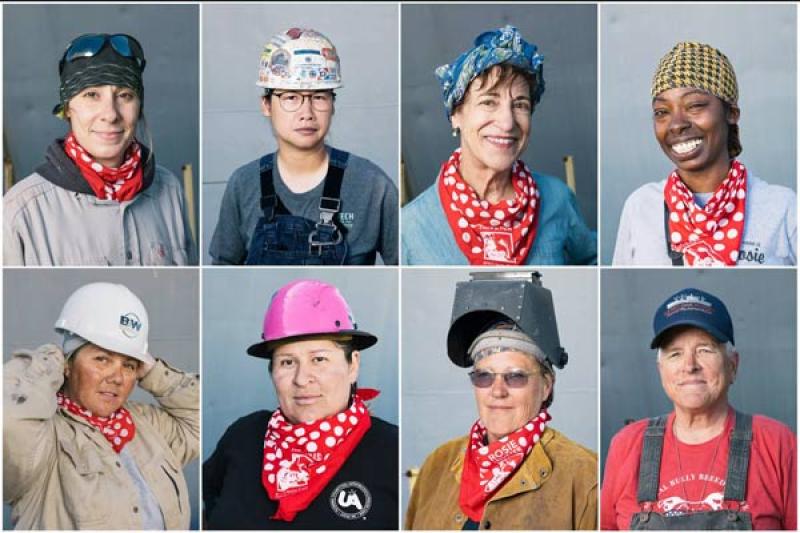 Inspired by Rosie the Riveter, Bay Area women team up to repair WWII ship